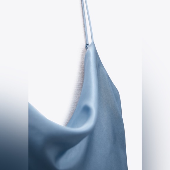 ZARA. Satin crop top - Picture 2 of 3